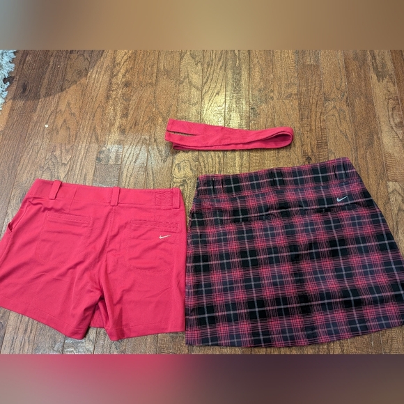 NIKE GOLF Dri Fit Four Performance 3 in 1 Skort Shorts Skirt Size 10 - Picture 4 of 7